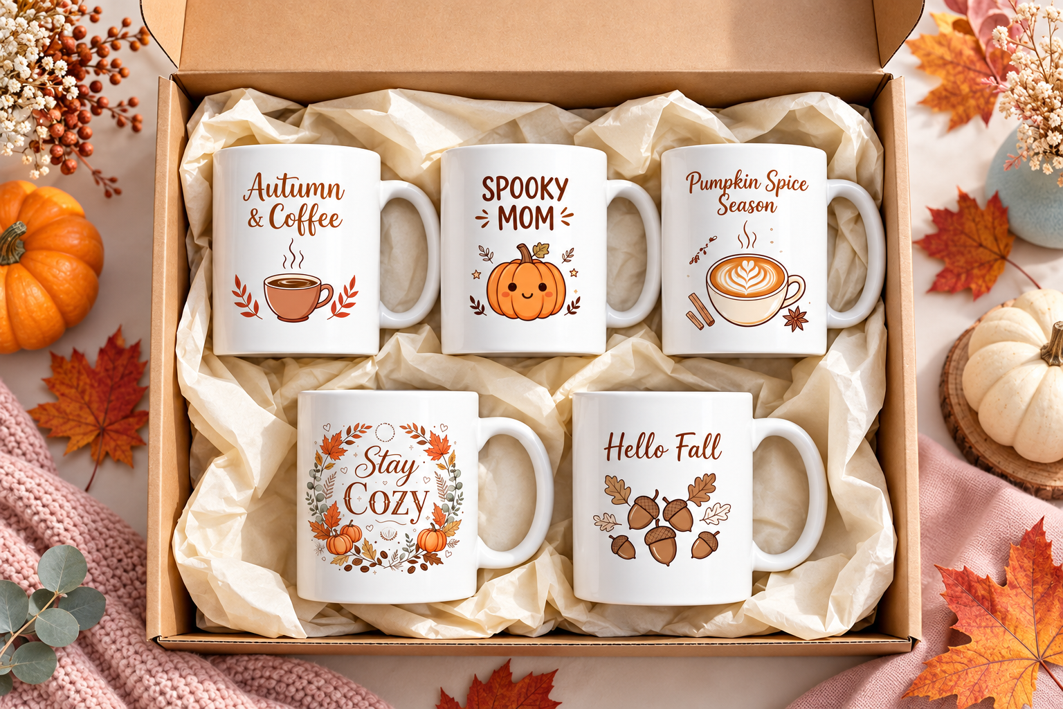 ValeGifts autumn mug collection
